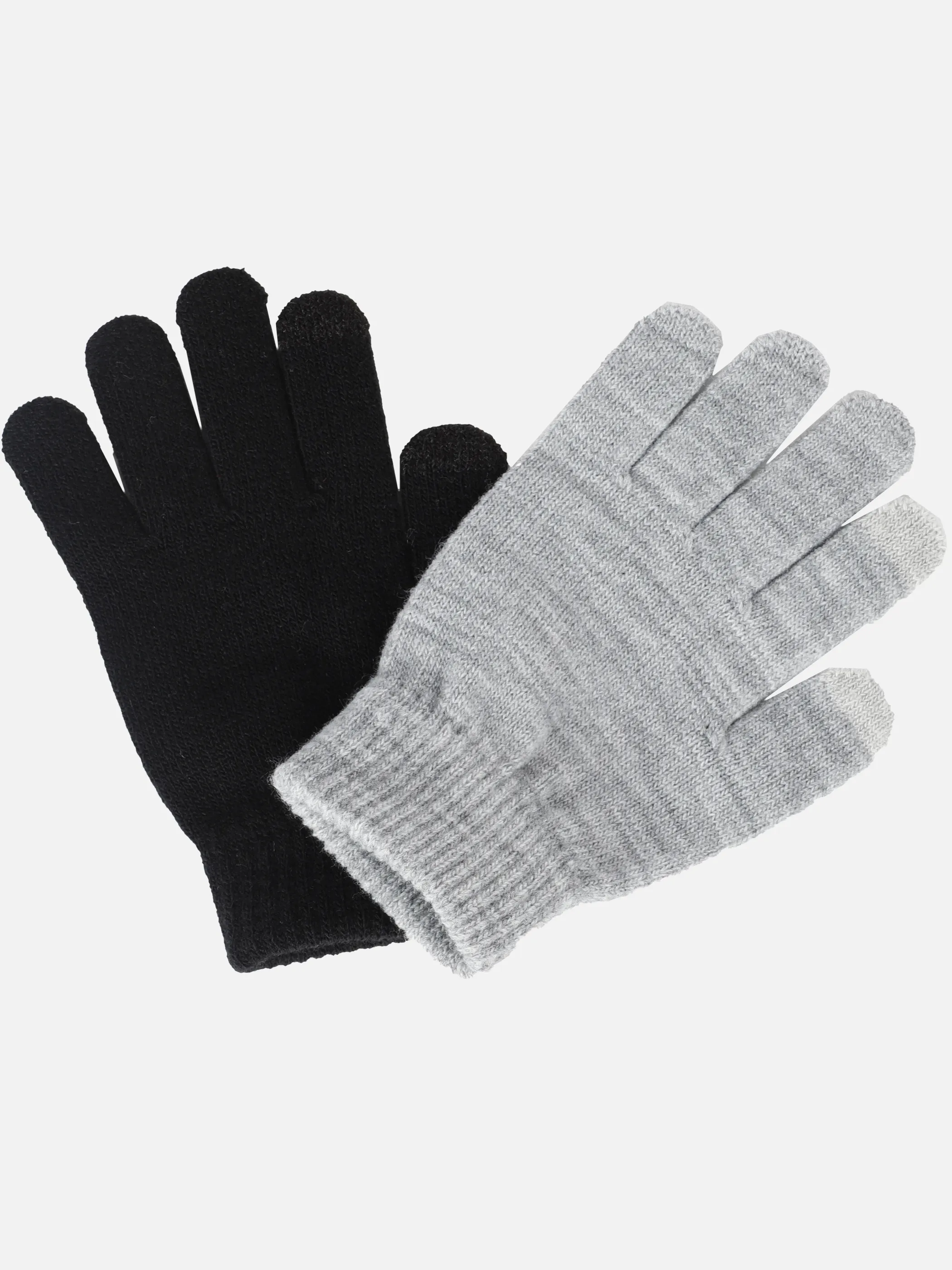Stop + Go KJ-Strickhandschuhe Schwarz 899558 SW/GRMEL 1